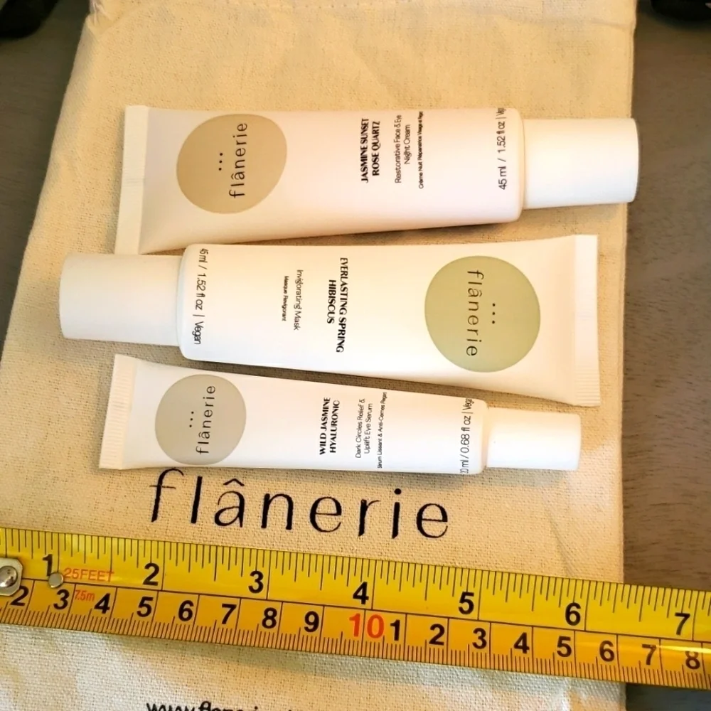 NWT flânerie Rest & Rebalance Set Skincare Mask Cream Hyaluronic Trio